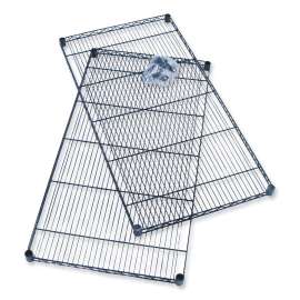 Industrial Extra Shelf Pack, 36w x 18d x 1.5h Steel. Black, 2/Pack, Ships in 1-3 Business Days
