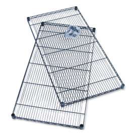 Industrial Extra Shelf Pack, 48w x 18d x 1.5h, Steel, Black, 2/Pack