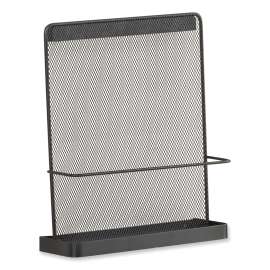 Onyx Wall Mounted Organizer, 1 Compartment, 9.91w x 3.63d x 11.6h, Black