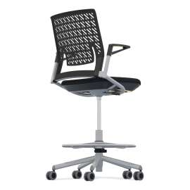 Mayline Thesis Flex Back Stool with Arms