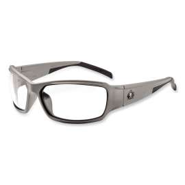 Skullerz THOR Clear Lens Matte Gray Safety Glasses