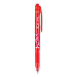 FriXion Point Erasable Gel Pen, Stick, Extra-Fine 0.5 mm, Red Ink, Red Barrel