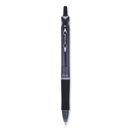 Acroball Colors Advanced Ink Ballpoint Pen, Retractable, Medium 1 mm, Black Ink, Black Barrel