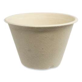 Fiber Cups, 4 oz, 2.9" Diameter x 2.1"h, Natural, 1,000/Carton