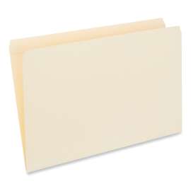 Double-Ply Top Tab Manila File Folders, Straight Tabs, Legal Size, 0.75" Expansion, Manila, 100/Box