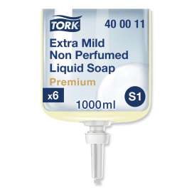 Premium Extra Mild Liquid Soap, Unscented, 1 L, 6/Carton