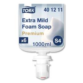 Premium Extra Mild Foam Soap, Unscented, 1 L, 6/Carton