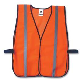 GloWear 8020HL Non-Certified Standard Safety Vests, One Size, Orange