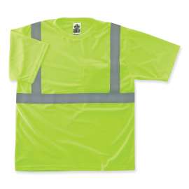 Ergodyne GloWear Class 2 Reflective Lime T-Shirt