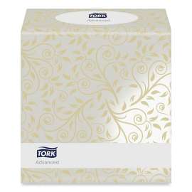 Advanced Facial Tissue, 2-Ply, White, Cube Box, 94 Sheets/Box, 36 Boxes/Carton