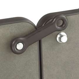 Ganging Connector Set, 4.25 x 1.13 x 0.38, 1 lb, Black