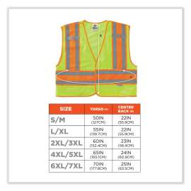 GloWear 8245PSV Type P Class 2 Public Safety Vest