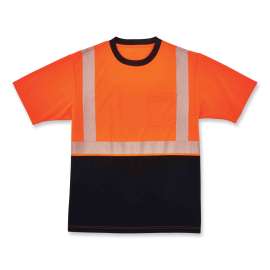 GloWear 8280BK Type R Class 2 Front Performance T-Shirt