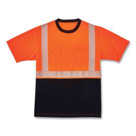 GloWear 8280BK Type R Class 2 Front Performance T-Shirt