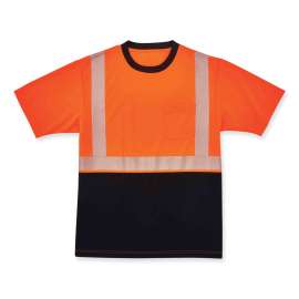 GloWear 8280BK Type R Class 2 Front Performance T-Shirt