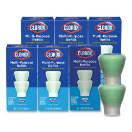 Clorox Multipurpose Degreaser Cleaner Refill Pods, Crisp Lemon Scent, 2 Pods/Box, 8 Boxes/Carton