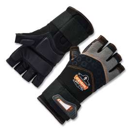 ProFlex 910 Half-Finger Impact Gloves + Wrist Support
