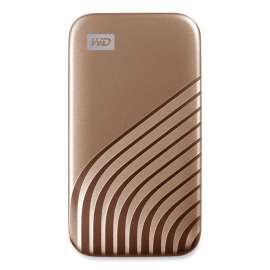 MY PASSPORT External Solid State Drive, 2 TB, USB 3.2, Gold