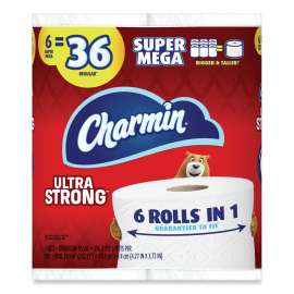 Ultra Strong Bathroom Tissue, Septic Safe, 2-Ply, White, 396 Sheet/Roll, 6 Rolls/Pack, 3 Packs/Carton