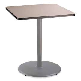 NPS - CT Series Gray Nebula 36"W x 36"D x 42"H Cafe Table with Gray Round Base