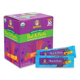Organic Fruit Peel-A-Parts Fruit Strings Variety Pack, 0.56 oz Pouch, 30 Pouches/Pack, Delivered in 1-4 Business Days