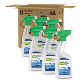 Disinfecting Cleaner with Bleach, 32 oz, Plastic Spray Bottle, Fresh Scent, 6/Carton