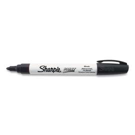 Permanent Paint Marker, Medium Bullet Tip, Black