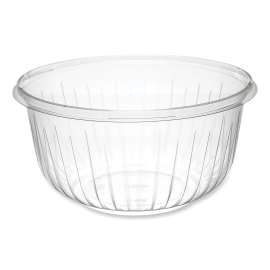 PresentaBowls Clear Bowls, 48 oz, PET Plastic, 63/Bag, 252/Carton