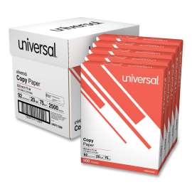 Copy Paper Convenience Carton, 92 Bright, 20 lb Bond Weight, 8.5 x 11, White, 500 Sheets/Ream, 5 Reams/Carton