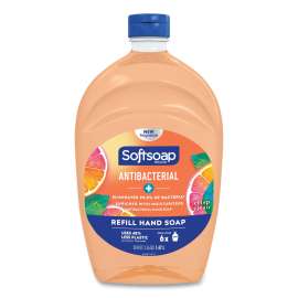 Antibacterial Liquid Hand Soap Refills, Fresh, Orange, 50 oz