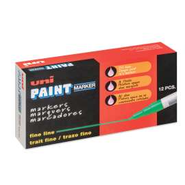 Permanent Marker, Fine Bullet Tip, Green