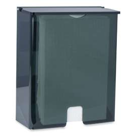 KB134-PLLD Plastic Liner Dispenser, 6.25 x 7.63, Transparent Smoke