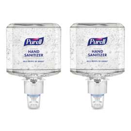 Advanced Gel Hand Sanitizer Refill, 1,200 mL, Clean Scent, For ES4 Dispensers, 2/Carton
