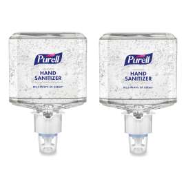 Advanced Gel Hand Sanitizer Refill, 1,200 mL, Clean Scent, For ES6 Dispensers, 2/Carton