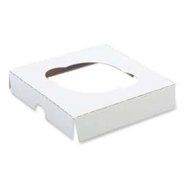 Cupcake Holder Inserts, 1-Cupcake Holder, 4.38 x 4.38 x 0.88, White/Kraft, Paper, 200/Bundle
