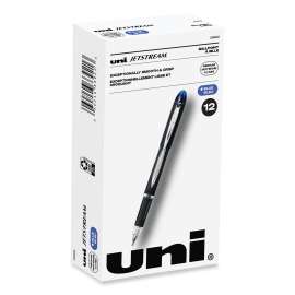 Jetstream Stick Ballpoint Pen, Bold 1 mm, Blue Ink, Black Barrel