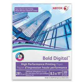 Bold Digital Printing Paper, 100 Bright, 28 lb Bond Weight, 8.5 x 11, White, 500/Ream