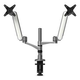 Kantek MA320 Mounting Arm for Monitor - Silver - TAA Compliant