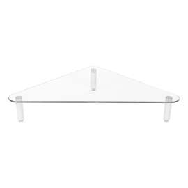 Kantek Glass Top Corner Monitor Riser