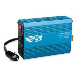 PowerVerter Ultra-Compact Car Inverter, 375W, 12V Input/120V Output, 2 Outlets