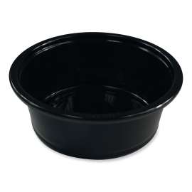 Souffle/Portion Cups, 1.5 oz, Polypropylene, Black, 2,500/Carton