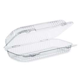 StayLock Clear Hinged Lid Containers, 4.5 x 8.5 x 2.1, Clear, OPS Plastic, 250/Carton