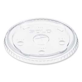 Plastic Cold Cup Lids, Fits 32 oz to 44 oz Cups, Clear, 600/Carton