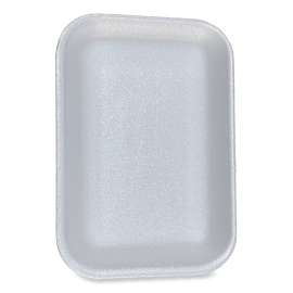 Meat Trays, #2. 8.5 x 6.03 x 1.11, White, 500/Carton