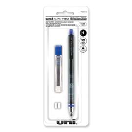 KuruToga Mechanical Pencil, 0.5 mm, HB (#2), Black Lead, Black Barrel