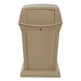 Ranger Fire-Safe Container, 35 gal, Structural Foam, Beige