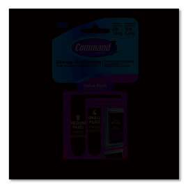 Picture Hanging Strips, Value Pack, Removable, (4) Small 0.63 x 1.81 and (8) Medium 0.75 x 2.75, White, 12 Pairs/Pack
