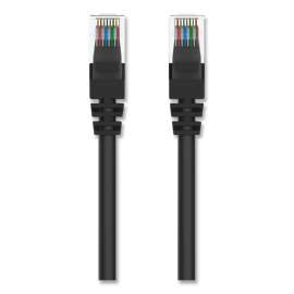 CAT5e Snagless Patch Cable, 10 ft, Black