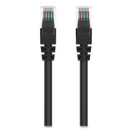 CAT6 UTP Computer Patch Cable, 5 ft, Black