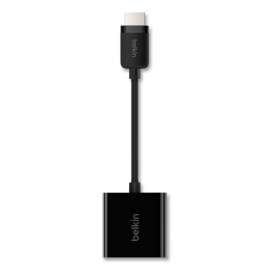 HDMI to VGA Adapter with Micro-USB Power, 9.8", Black